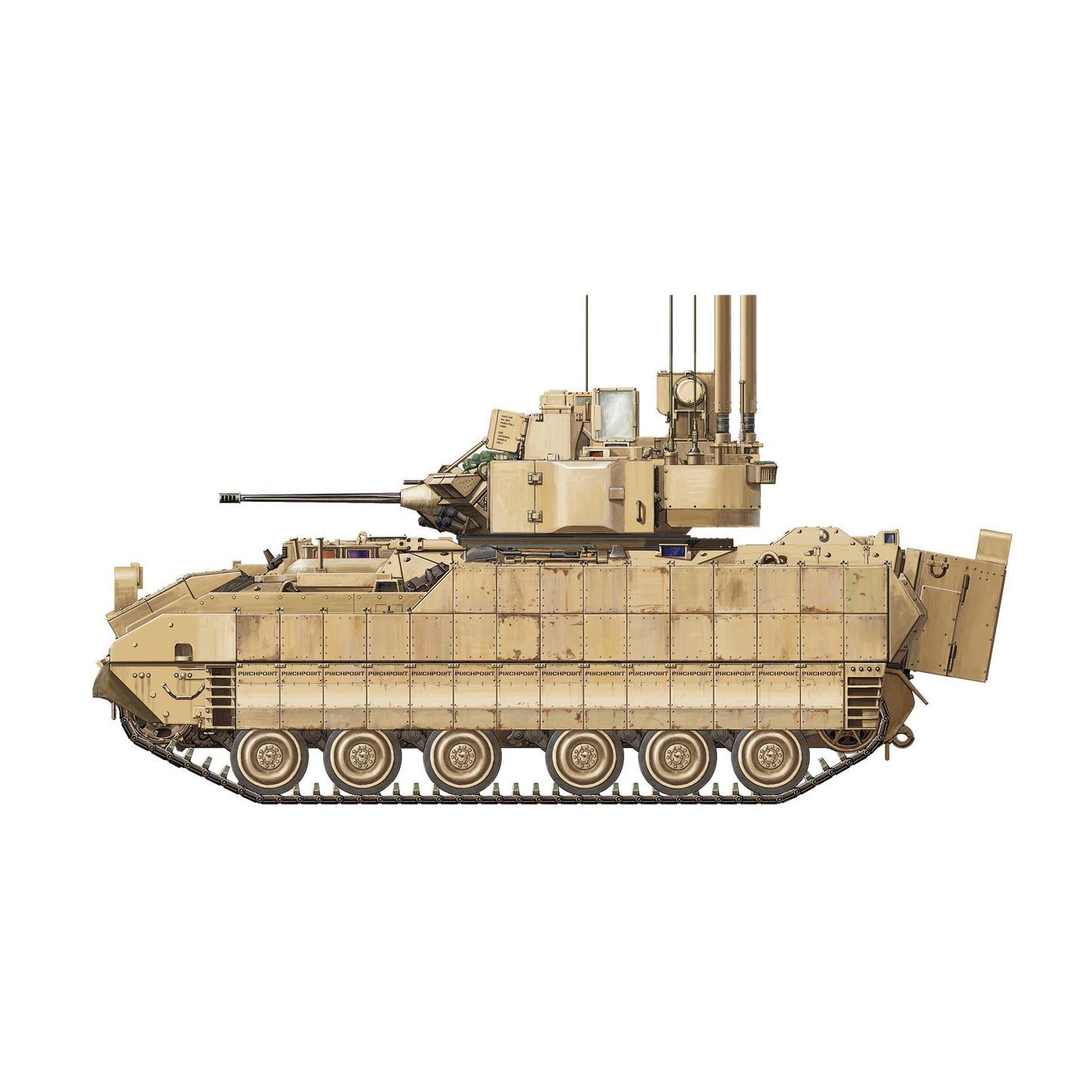 1/35 U.S. Infantry Fighting Vehicle M2A3 Bradley with Busk III