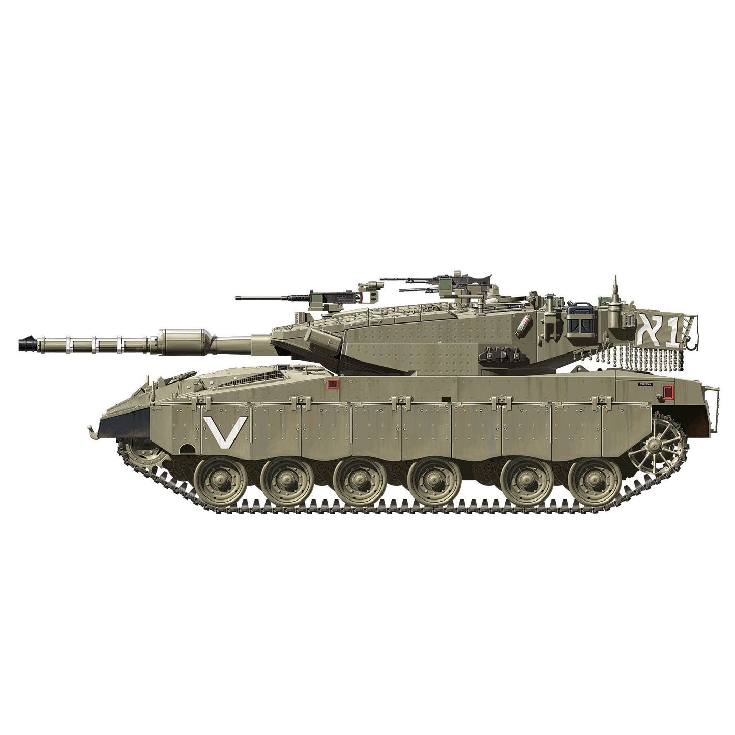 1/35 Israel Main Battle Tank Merkava Mk.3 BAZ with Nochri Dalet Mine Roller System