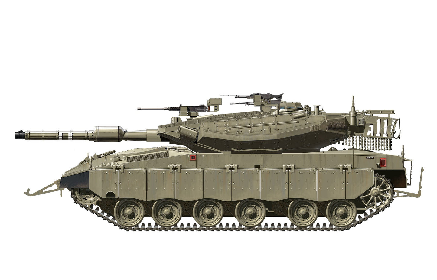 1/35 Merkava Mk.3D Late LIC Plastic Model Kit