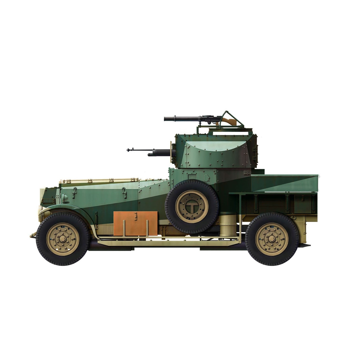 1/35 British RR Armored Car Pattern 1914/1920 Plastic Model Kit