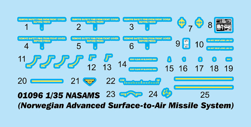 1/35 NASAMS(Norwegian Advanced Surface-to-Air Missile System) Plastic Model Kit