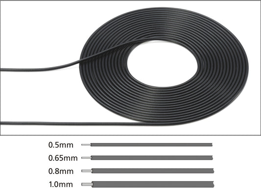 Cable .65mm Outer Diameter/Black
