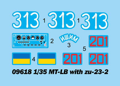 1/35 MT-LB with ZU-23-2 Plastic Model Kit