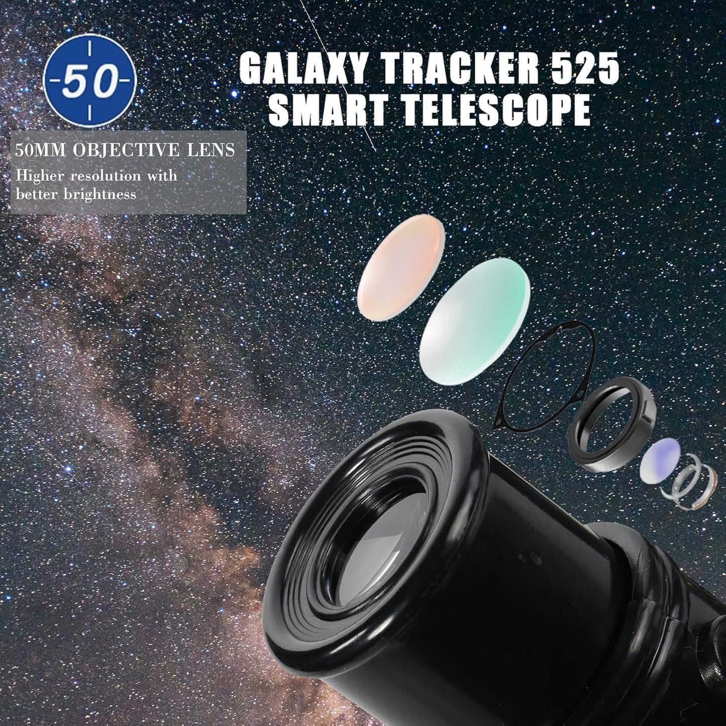 Galaxy Tracker 525 Smart Telescope