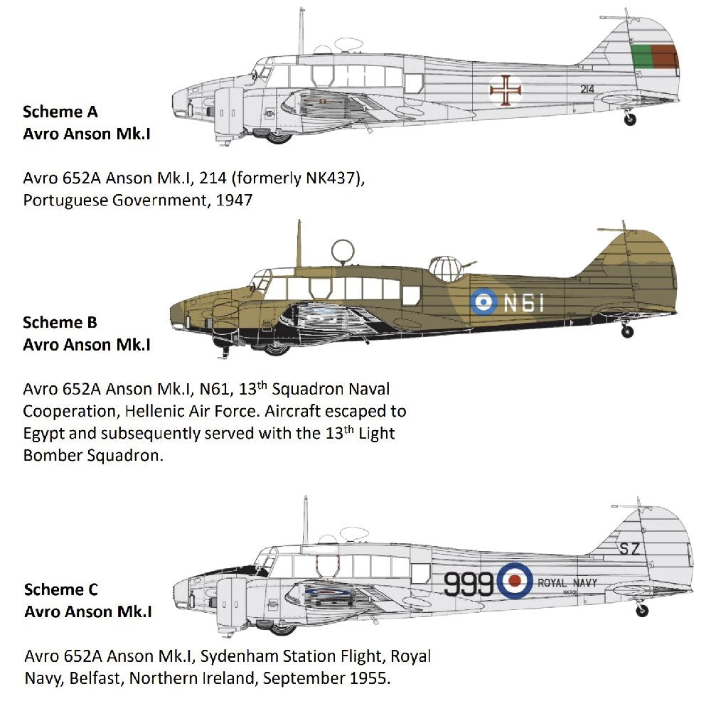 1/48 Avro Anson Mk.I Model Kit