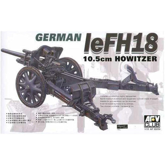 1/35 German leFH18 105mm Howitzer Plastic Model Kit