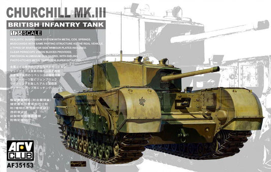 1/35 British Infantry Tank Churchill Mk.III Plastic Model Kit