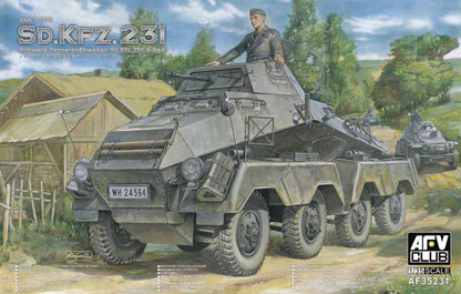 1/35 German Sd.Kfz. 231 Schwerer Panzerspähwagen Plastic Model Kit