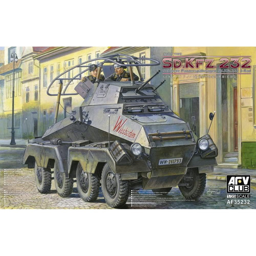 1/35 German Sd.Kfz. 232 Schwerer Panzerspähwagen Plastic Model Kit