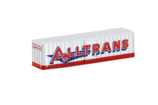 HO TRA-3 Flexi-Van Trailer Alltrans Silver - Twin Pack