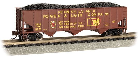 N Bethlehem Steel 100-Ton 3-Bay Hopper - Pennsylvania Power & Light #286