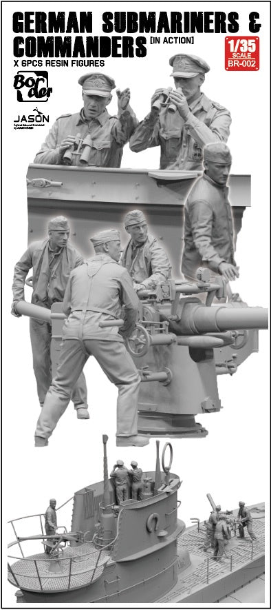 1/35 German Submariners & Commanders (in action)