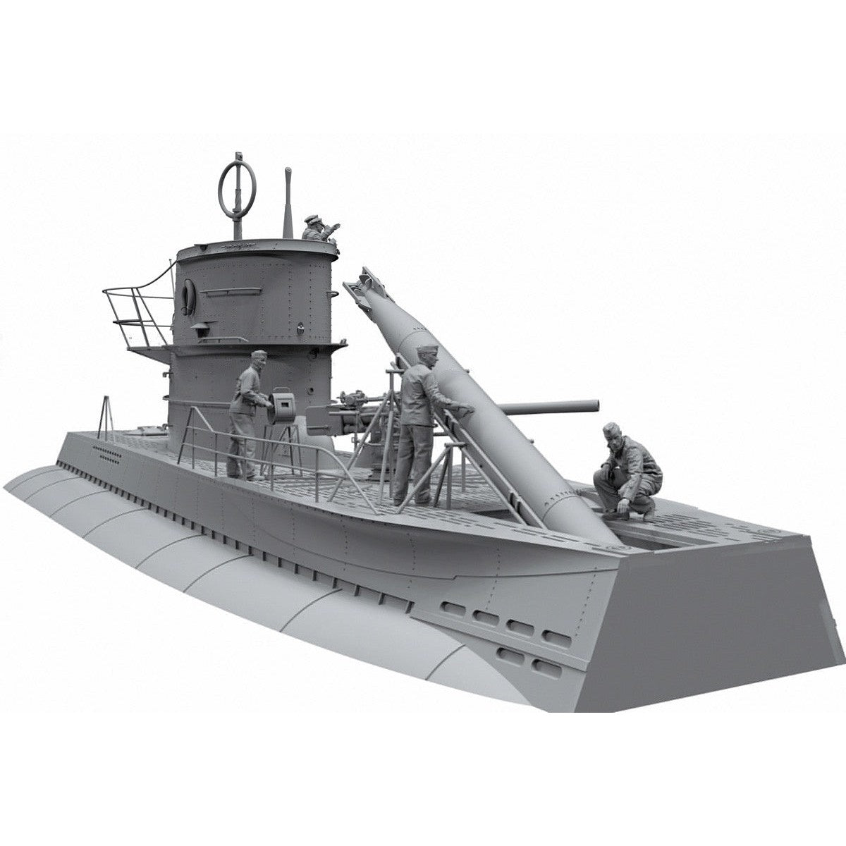 1/35 German Submariners & Commanders (Loading) Plastic Model Kit