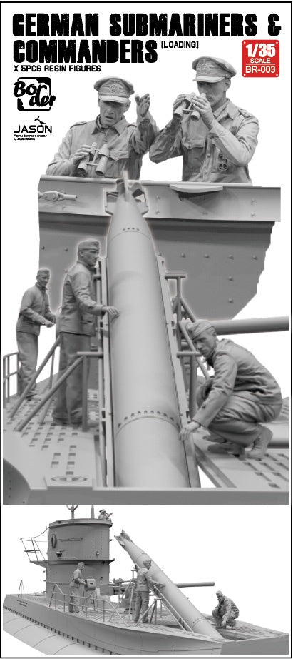 1/35 German Submariners & Commanders (Loading) Plastic Model Kit