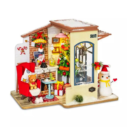 DIY Mini House Christmas Snow House