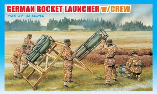 1/35 German Rocket Launcher with Crew Plastic Model Kit