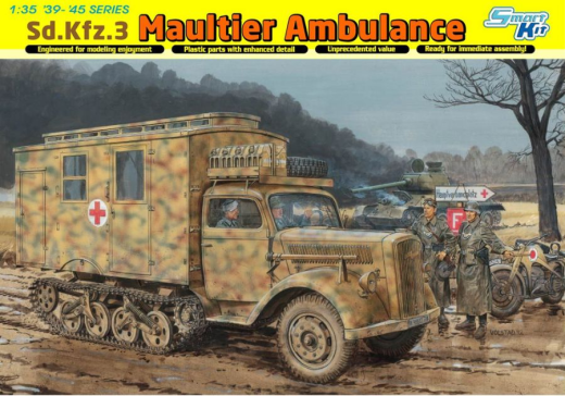 1/35 Sd.Kfz.3 Maultier Ambulance Plastic Model Kit