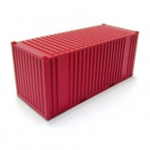 HO 20 Ft Iso Container  Red