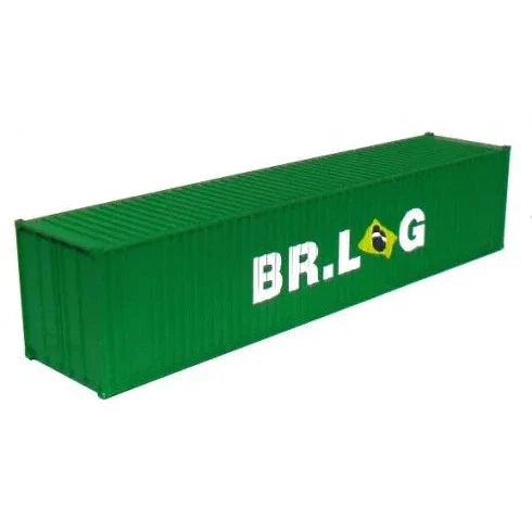 HO 40ft ISO Container Only - BR LOG Green