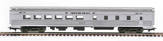 HO Budd Dining Car Silver Santa FE