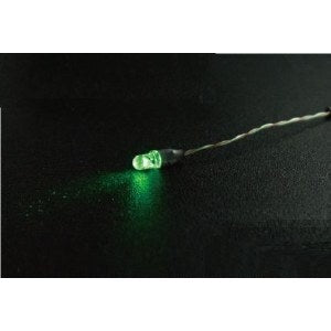 3mm Shell Type LED Green