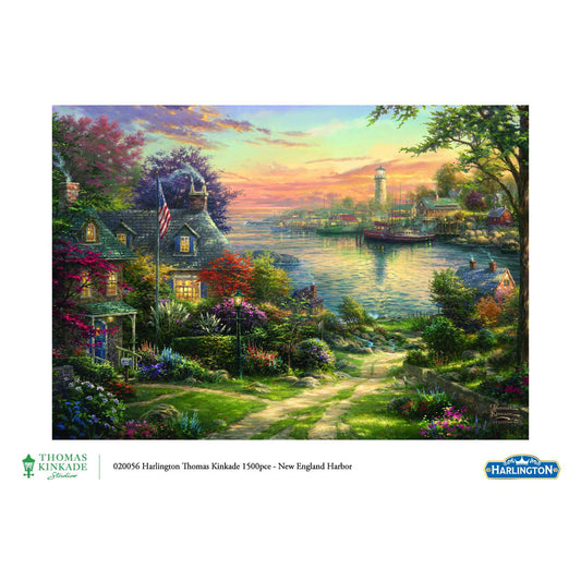 1500pc Thomas Kinkade: New England Harbor Puzzle