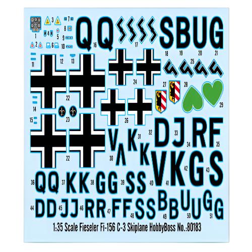 1/35 Fieseler Fi-156 C-3 Skiplane Plastic Model Kit