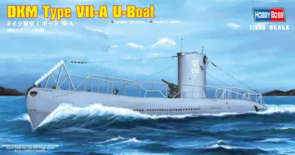 1/350 DKM Navy Type VII-A U-Boat Plastic Model Kit