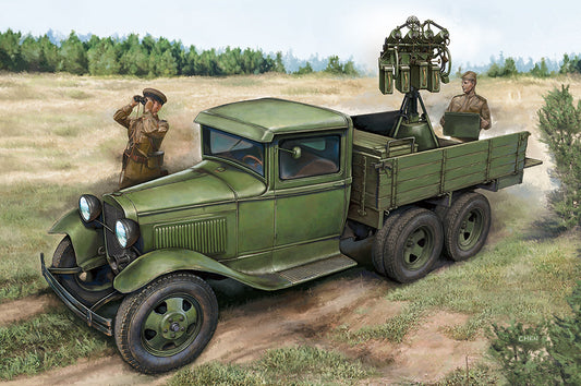 1/35 GAZ-AAA with Quad Maxim AA Gun Plastic Model Kit