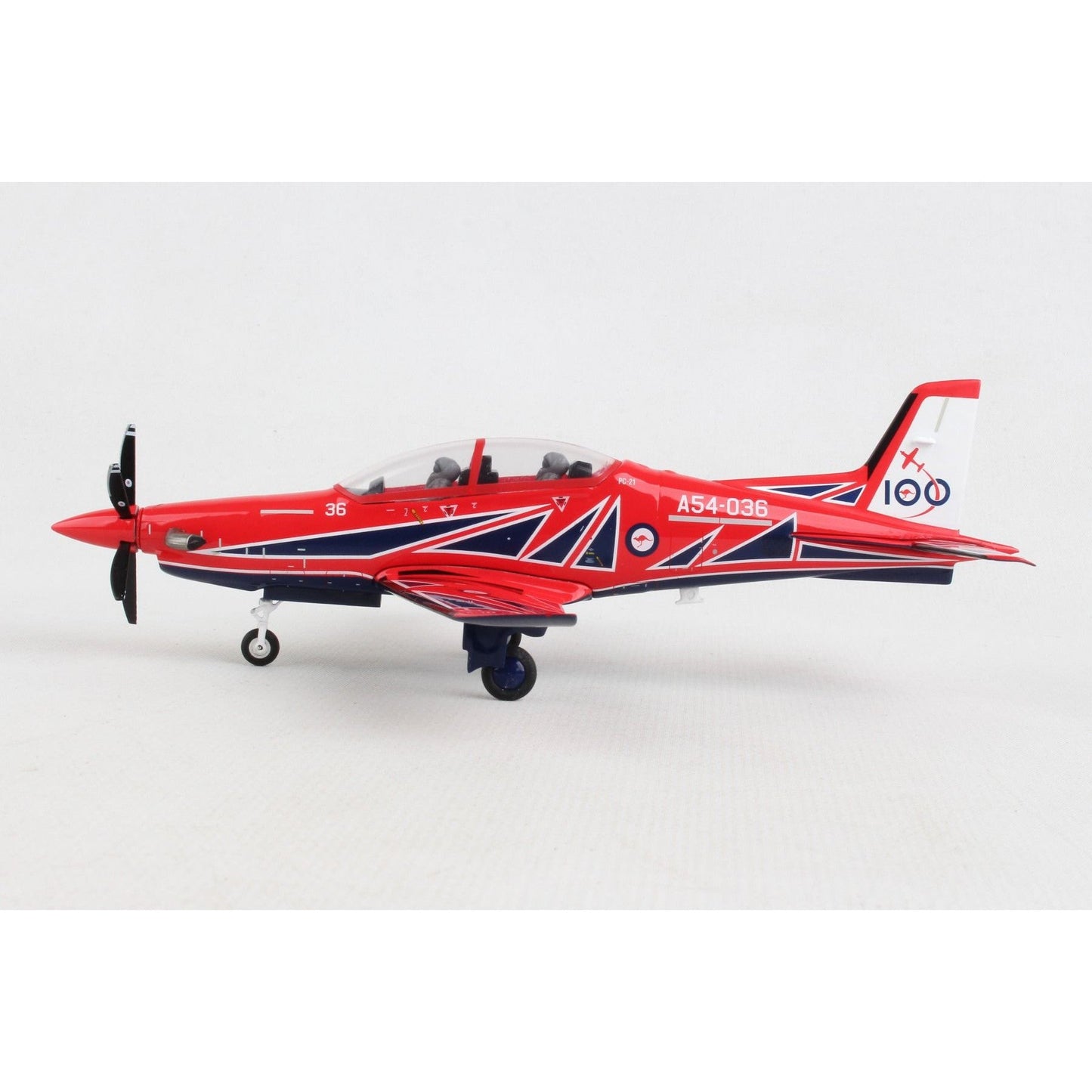 1/72 RAAF Pilatus PC21 Roulettes Aerobatic Team RAAF 100 (Centenary Livery) A54036