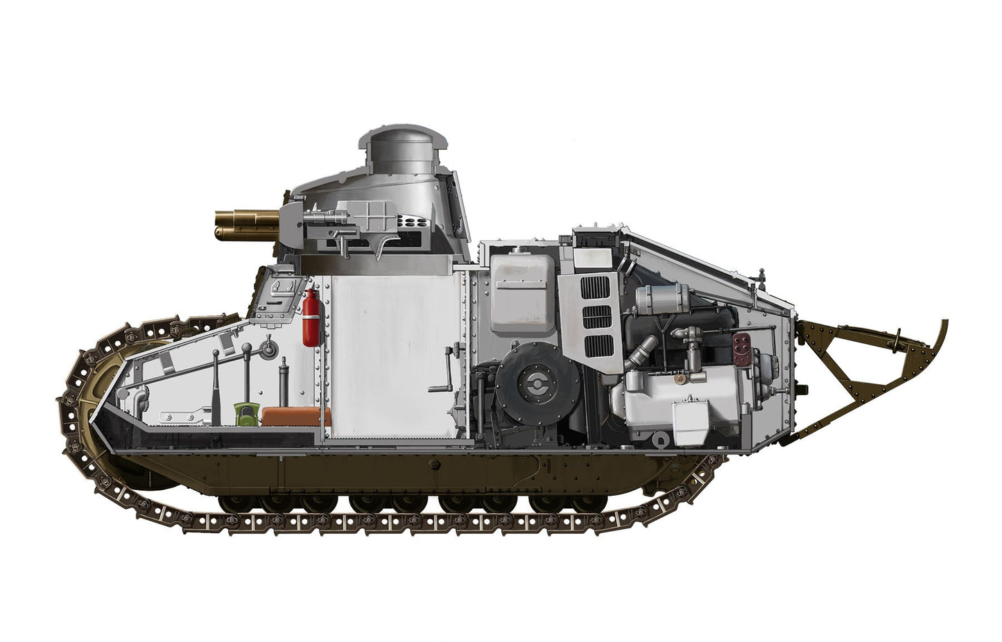 1/35 French FT-17 Light Tank (Cast Turret)