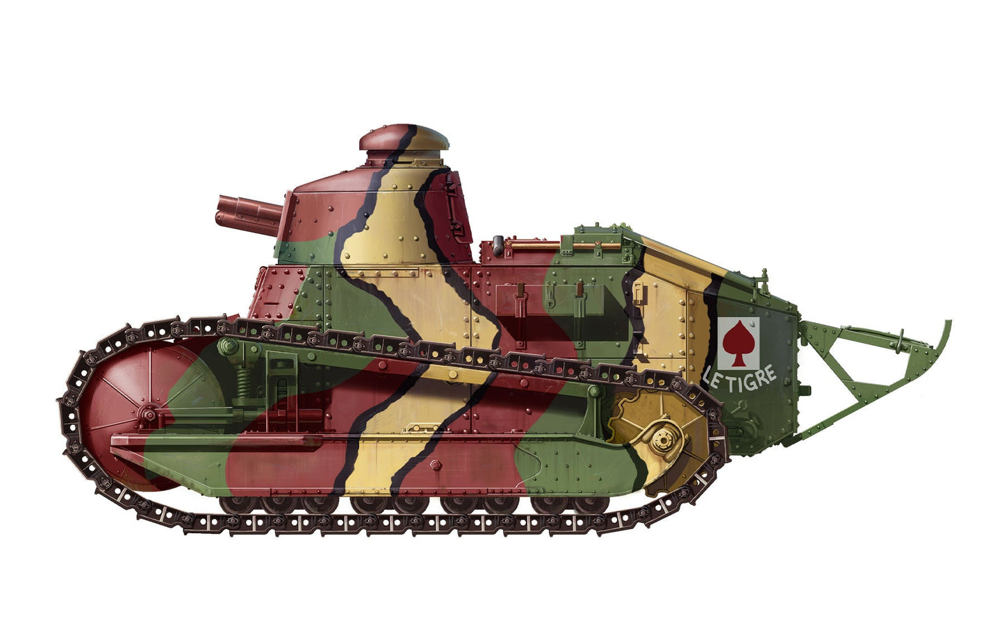1/35 French FT-17 Light Tank (Cast Turret)