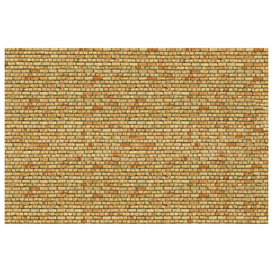 HO 3D Cardboard Sheet   Clinker   Yellow