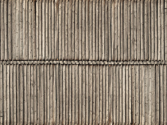 HO 3D Cardboard Sheet   Timber Wall