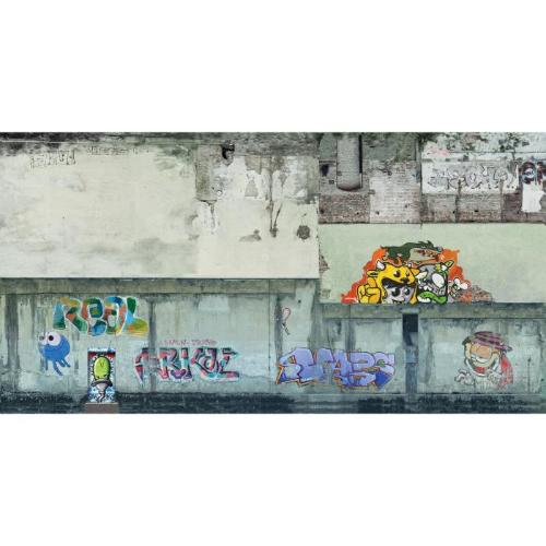 HO 3D Cardboard Sheet "Industrial Wall"