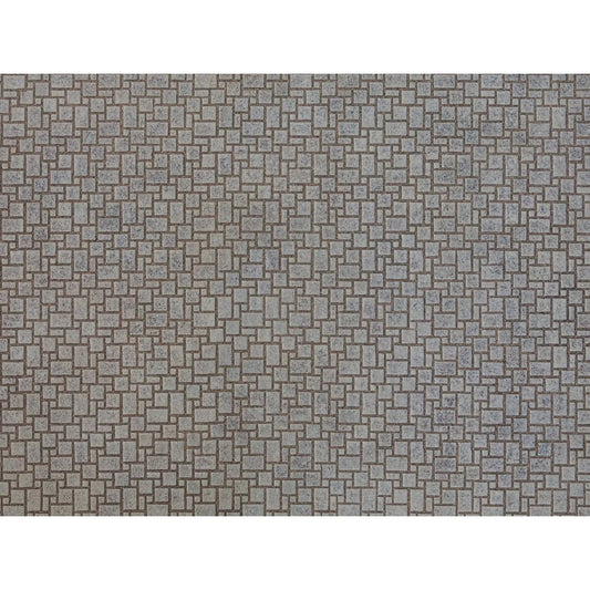 HO 3D Cardboard Sheet   Modern Pavement