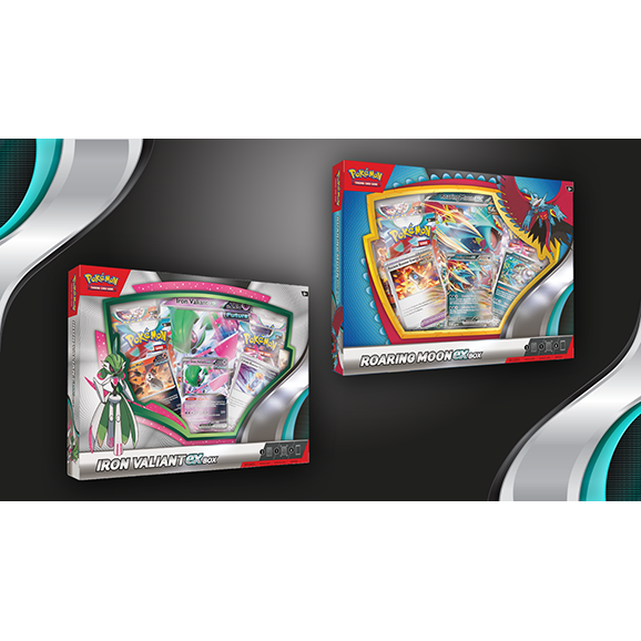 TCG Roaring Moon/Iron Valiant ex Box