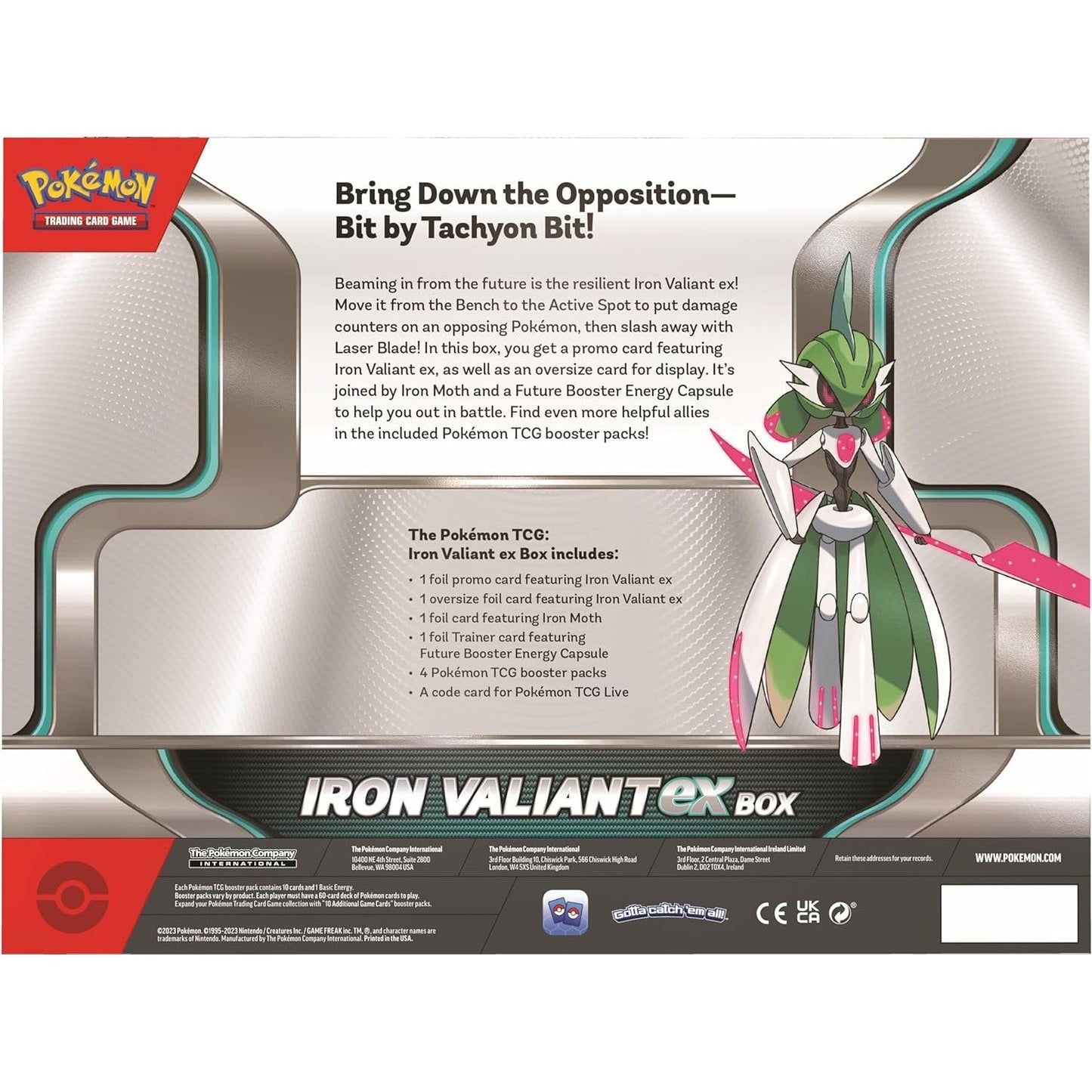 TCG Roaring Moon/Iron Valiant ex Box