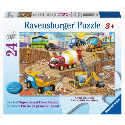 24pc Construction Fun Puzzle