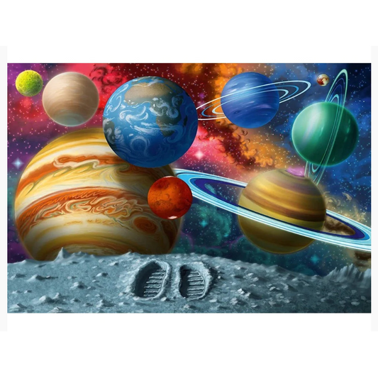 24pc Stepping into Space Puzzle
