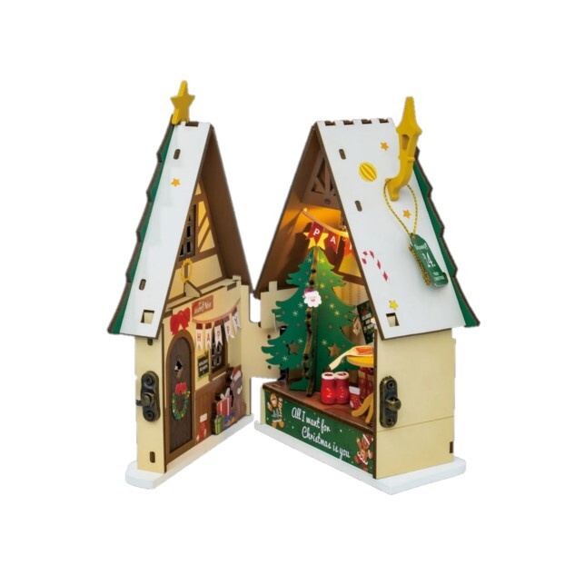 DIY Mini House Twinkling Christmas House
