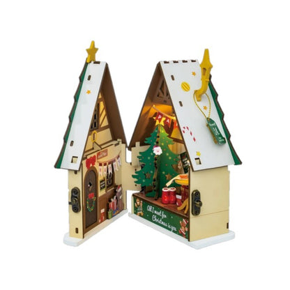 DIY Mini House Twinkling Christmas House
