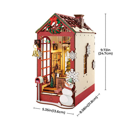 DIY Bookends Kit Christmas Indoor Scene