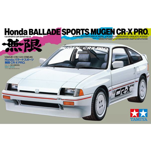 1/24 Honda Ballade Sports Mugen CR-X Pro