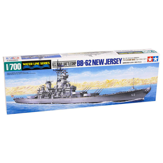 1/700 Waterline Series US Navy Battleship BB62 New Jersey
