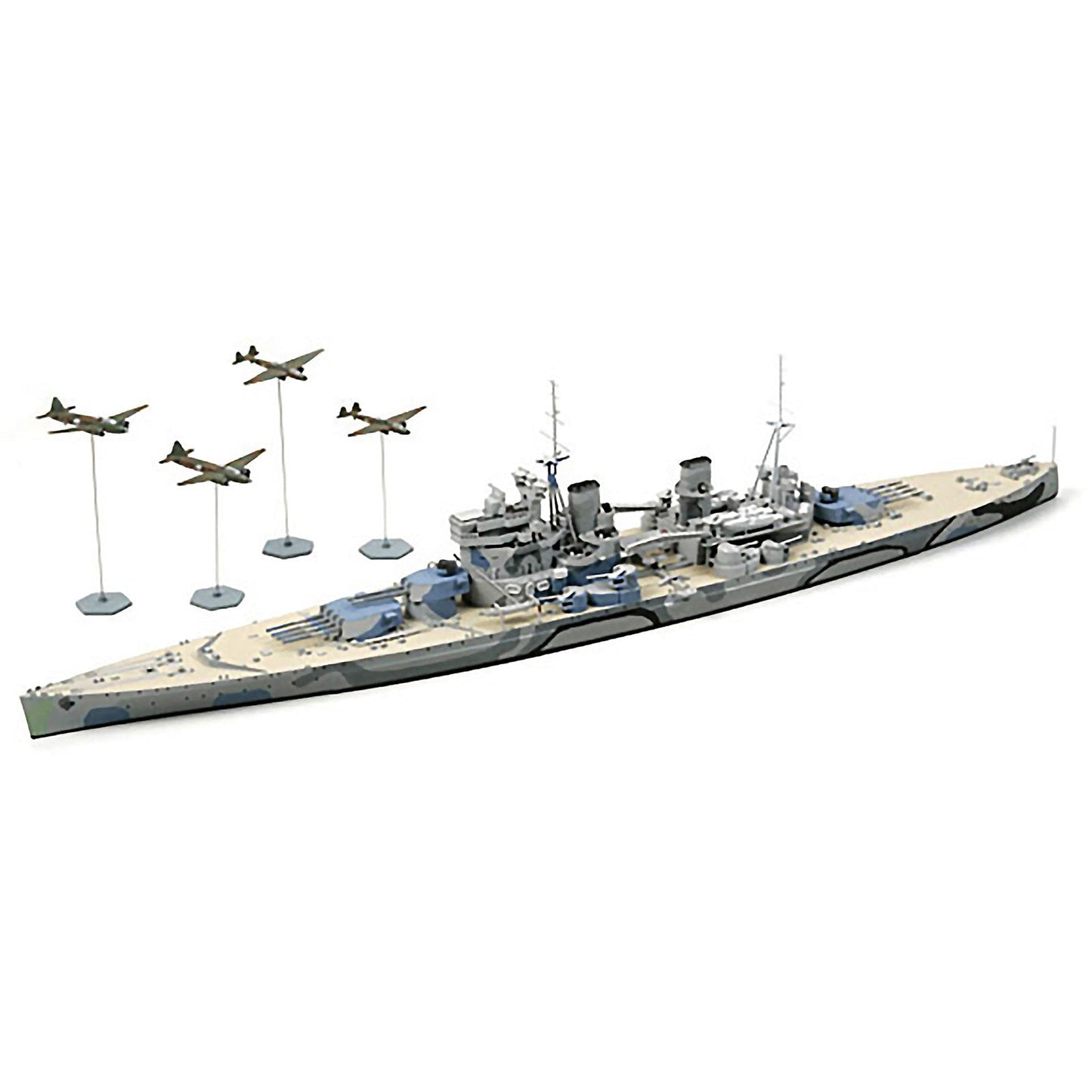 1/700 Waterline Series British Battleship Prince of Wales Battle of Malaya