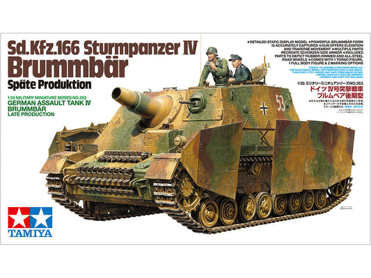 1/35 Sd.Kfz.166 Sturmpanzer IV German Assault Tank IV Brummbar Late Production