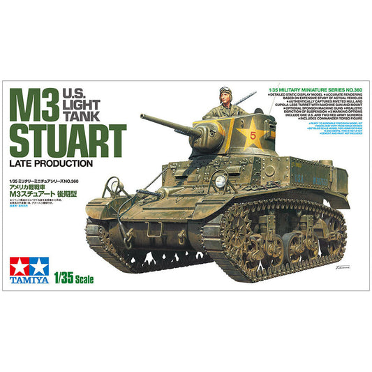 1/35 US Light Tank M3 Stuart Late Production