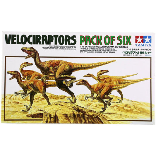 135 Velociraptors Pack of 6