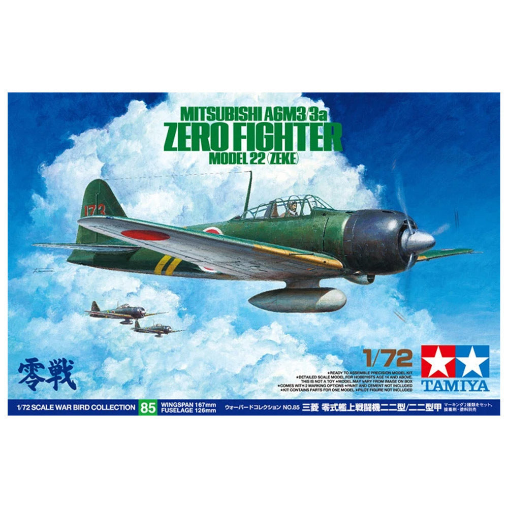 1/72 A6M3/3A Zero Model 22 Zeke